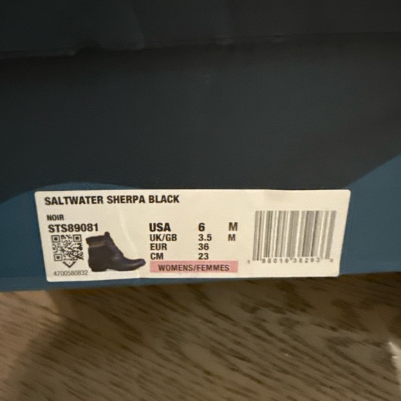 SPERRY WOMEN'S SALTWATER SHERPA RAIN BOOT SIZE 6 RAINBOW/BLACK - Picture 8 of 8